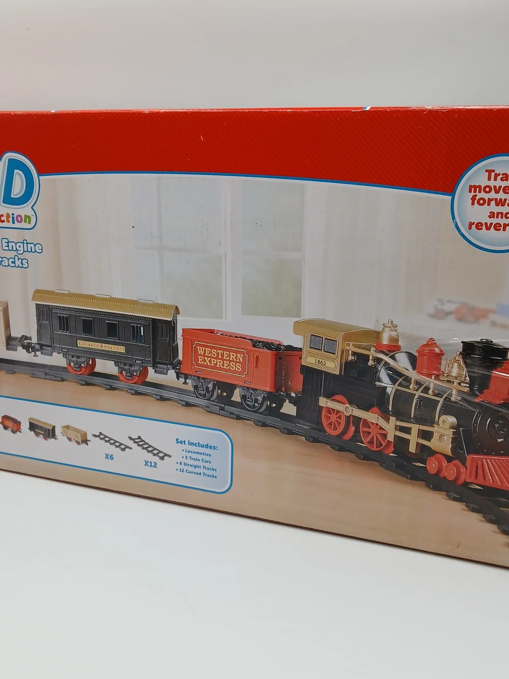Kid Connection 22 Piece Toy Railroad Engine & Tracks Set Ages 3+ Lights & Sounds